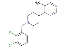 4-[1-(2,3-dichlorobenzyl)piperidin-4-yl]-5-methylpyrimidine
