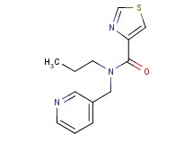 N-propyl-N-(3-pyridinylmethyl)-1,3-thiazole-4-carboxamide trifluoroacetate