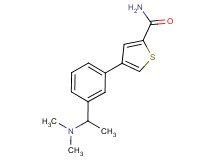 4-{3-[1-(dimethylamino)ethyl]phenyl}thiophene-2-carboxamide