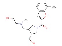 2-[({(3R*,4R*)-4-(hydroxymethyl)-1-[(7-methyl-1-benzofuran-2-yl)carbonyl]pyrrolidin-3-yl}methyl)(methyl)amino]ethanol
