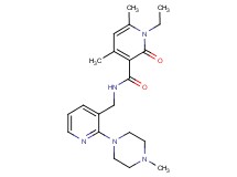 1-ethyl-4,6-dimethyl-N-{[2-(4-methylpiperazin-1-yl)pyridin-3-yl]methyl}-2-oxo-1,2-dihydropyridine-3-carboxamide