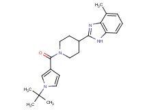2-{1-[(1-tert-butyl-1H-pyrrol-3-yl)carbonyl]-4-piperidinyl}-4-methyl-1H-benzimidazole