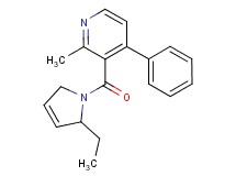3-[(2-ethyl-2,5-dihydro-1H-pyrrol-1-yl)carbonyl]-2-methyl-4-phenylpyridine