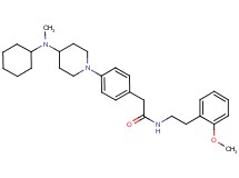 2-(4-{4-[cyclohexyl(methyl)amino]-1-piperidinyl}phenyl)-N-[2-(2-methoxyphenyl)ethyl]acetamide
