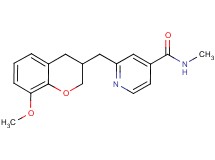 2-[(8-methoxy-3,4-dihydro-2H-chromen-3-yl)methyl]-N-methylisonicotinamide