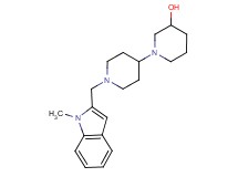 1'-[(1-methyl-1H-indol-2-yl)methyl]-1,4'-bipiperidin-3-ol