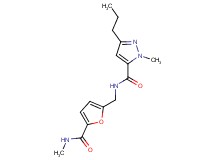1-methyl-N-({5-[(methylamino)carbonyl]-2-furyl}methyl)-3-propyl-1H-pyrazole-5-carboxamide