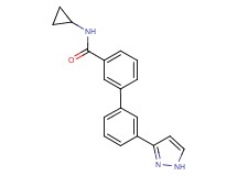 N-cyclopropyl-3'-(1H-pyrazol-3-yl)-3-biphenylcarboxamide