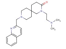 2-[2-(dimethylamino)ethyl]-9-(quinolin-2-ylmethyl)-2,9-diazaspiro[5.5]undecan-3-one
