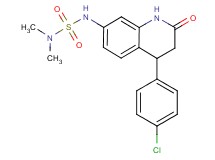 N'-[4-(4-chlorophenyl)-2-oxo-1,2,3,4-tetrahydroquinolin-7-yl]-N,N-dimethylsulfamide
