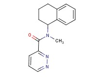 N-methyl-N-(1,2,3,4-tetrahydro-1-naphthalenyl)-3-pyridazinecarboxamide