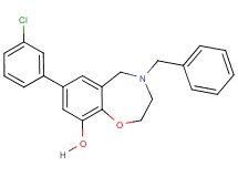 4-benzyl-7-(3-chlorophenyl)-2,3,4,5-tetrahydro-1,4-benzoxazepin-9-ol
