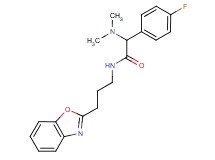 N-[3-(1,3-benzoxazol-2-yl)propyl]-2-(dimethylamino)-2-(4-fluorophenyl)acetamide