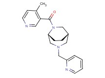 (1S*,5R*)-6-[(4-methyl-3-pyridinyl)carbonyl]-3-(2-pyridinylmethyl)-3,6-diazabicyclo[3.2.2]nonane