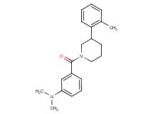 N,N-dimethyl-3-{[3-(2-methylphenyl)-1-piperidinyl]carbonyl}aniline