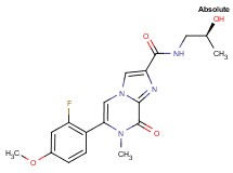 6-(2-fluoro-4-methoxyphenyl)-N-[(2S)-2-hydroxypropyl]-7-methyl-8-oxo-7,8-dihydroimidazo[1,2-a]pyrazine-2-carboxamide