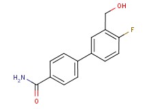 4'-fluoro-3'-(hydroxymethyl)biphenyl-4-carboxamide