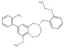 4-(2-ethoxybenzyl)-9-methoxy-7-(2-methylphenyl)-2,3,4,5-tetrahydro-1,4-benzoxazepine