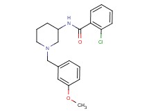 2-chloro-N-[1-(3-methoxybenzyl)-3-piperidinyl]benzamide