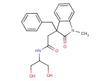 2-(3-benzyl-1-methyl-2-oxo-2,3-dihydro-1H-indol-3-yl)-N-[2-hydroxy-1-(hydroxymethyl)ethyl]acetamide