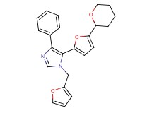 1-(2-furylmethyl)-4-phenyl-5-[5-(tetrahydro-2H-pyran-2-yl)-2-furyl]-1H-imidazole