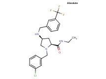 (4S)-1-(3-chlorobenzyl)-N-ethyl-4-{[3-(trifluoromethyl)benzyl]amino}-L-prolinamide