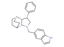 (3R*,3aR*,7aR*)-1-(1H-indol-5-ylmethyl)-3-phenyloctahydro-4,7-ethanopyrrolo[3,2-b]pyridine