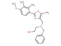 2-(benzyl{[2-(4-methoxy-2,3-dimethylphenyl)-5-methyl-1,3-oxazol-4-yl]methyl}amino)ethanol