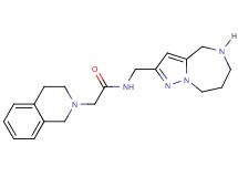 2-(3,4-dihydro-2(1H)-isoquinolinyl)-N-(5,6,7,8-tetrahydro-4H-pyrazolo[1,5-a][1,4]diazepin-2-ylmethyl)acetamide dihydrochloride