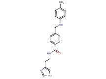 N-[2-(1H-imidazol-4-yl)ethyl]-4-{[(4-methylphenyl)amino]methyl}benzamide