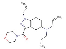 N,N,1-triallyl-3-(4-morpholinylcarbonyl)-4,5,6,7-tetrahydro-1H-indazol-5-amine