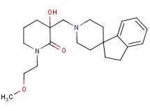 3-(2,3-dihydro-1'H-spiro[indene-1,4'-piperidin]-1'-ylmethyl)-3-hydroxy-1-(2-methoxyethyl)piperidin-2-one
