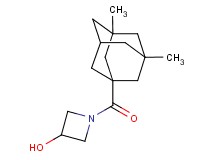 1-[(3,5-dimethyl-1-adamantyl)carbonyl]azetidin-3-ol