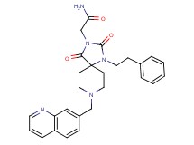 2-[2,4-dioxo-1-(2-phenylethyl)-8-(7-quinolinylmethyl)-1,3,8-triazaspiro[4.5]dec-3-yl]acetamide