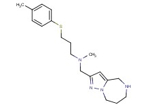 N-methyl-3-[(4-methylphenyl)thio]-N-(5,6,7,8-tetrahydro-4H-pyrazolo[1,5-a][1,4]diazepin-2-ylmethyl)-1-propanamine