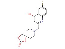 8-[(6-fluoro-4-hydroxyquinolin-2-yl)methyl]-1,3-dioxa-8-azaspiro[4.5]decan-2-one