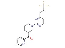pyridin-2-yl{1-[4-(3,3,3-trifluoropropyl)pyrimidin-2-yl]piperidin-3-yl}methanone