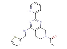 7-acetyl-2-(2-pyridinyl)-N-(2-thienylmethyl)-5,6,7,8-tetrahydropyrido[3,4-d]pyrimidin-4-amine
