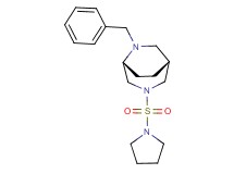 (1R*,5R*)-6-benzyl-3-(1-pyrrolidinylsulfonyl)-3,6-diazabicyclo[3.2.2]nonane