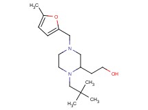 2-{1-(2,2-dimethylpropyl)-4-[(5-methyl-2-furyl)methyl]-2-piperazinyl}ethanol