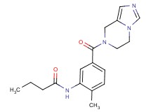 N-[5-(5,6-dihydroimidazo[1,5-a]pyrazin-7(8H)-ylcarbonyl)-2-methylphenyl]butanamide