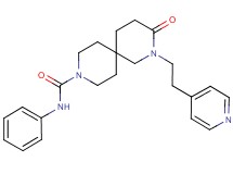 3-oxo-N-phenyl-2-(2-pyridin-4-ylethyl)-2,9-diazaspiro[5.5]undecane-9-carboxamide