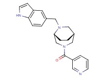 (1R*,5R*)-6-(1H-indol-5-ylmethyl)-3-(3-pyridinylcarbonyl)-3,6-diazabicyclo[3.2.2]nonane