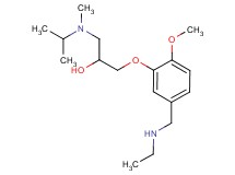 1-{5-[(ethylamino)methyl]-2-methoxyphenoxy}-3-[isopropyl(methyl)amino]-2-propanol