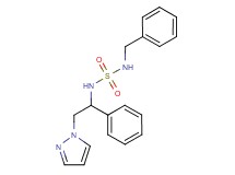 N-benzyl-N'-[1-phenyl-2-(1H-pyrazol-1-yl)ethyl]sulfamide