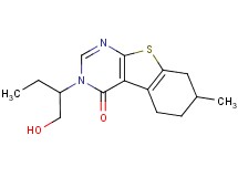 3-[1-(hydroxymethyl)propyl]-7-methyl-5,6,7,8-tetrahydro[1]benzothieno[2,3-d]pyrimidin-4(3H)-one