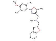 (2,3-dihydro-1-benzofuran-2-ylmethyl){[2-(4-methoxy-2,5-dimethylphenyl)-5-methyl-1,3-oxazol-4-yl]methyl}methylamine