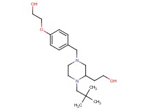 2-{1-(2,2-dimethylpropyl)-4-[4-(2-hydroxyethoxy)benzyl]-2-piperazinyl}ethanol