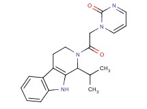 1-[2-(1-isopropyl-1,3,4,9-tetrahydro-2H-beta-carbolin-2-yl)-2-oxoethyl]pyrimidin-2(1H)-one