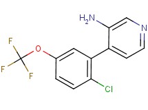 4-[2-chloro-5-(trifluoromethoxy)phenyl]pyridin-3-amine